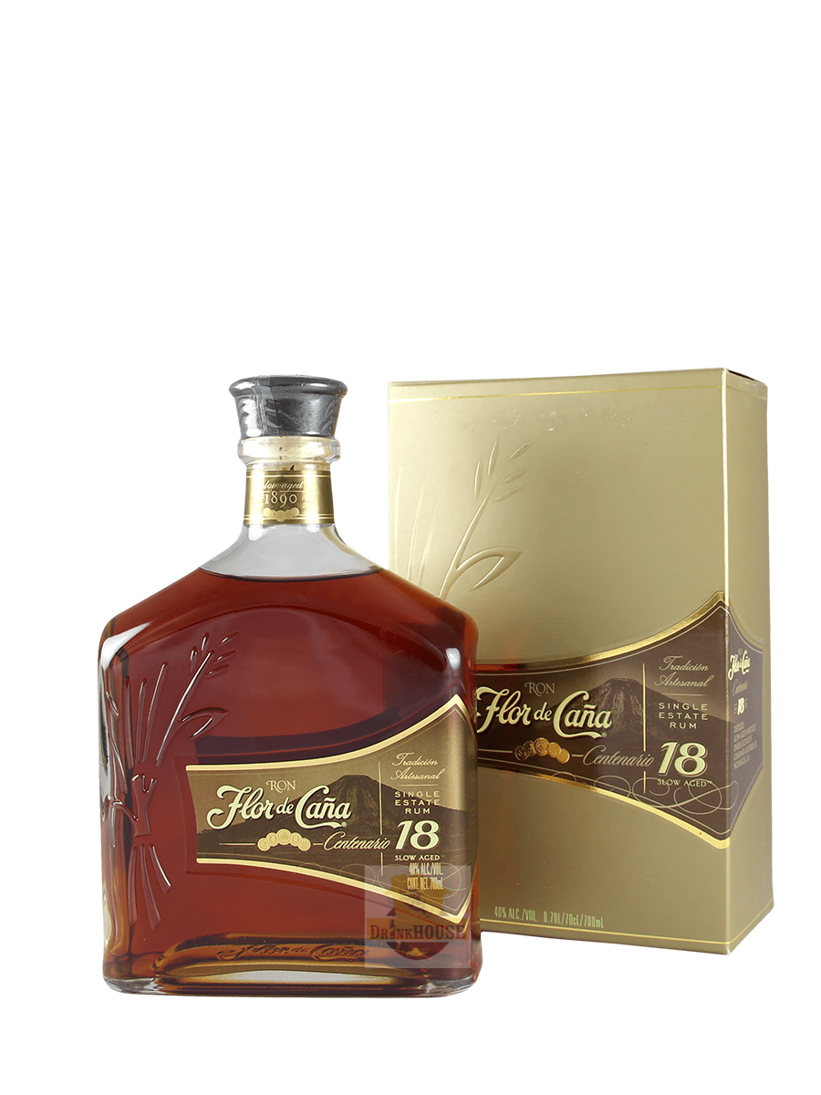 FLOR DE CANA RON CENTENARIO 18 40° Rum Flor de Cana
