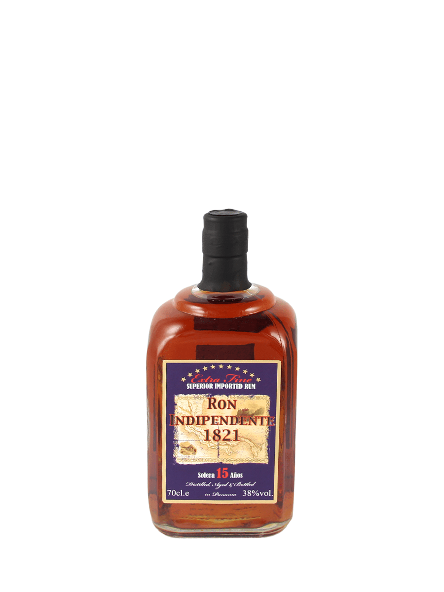RON INDIPENDENTE 1821 Solera 15 Years Old 38° Rum Ron Indipendente