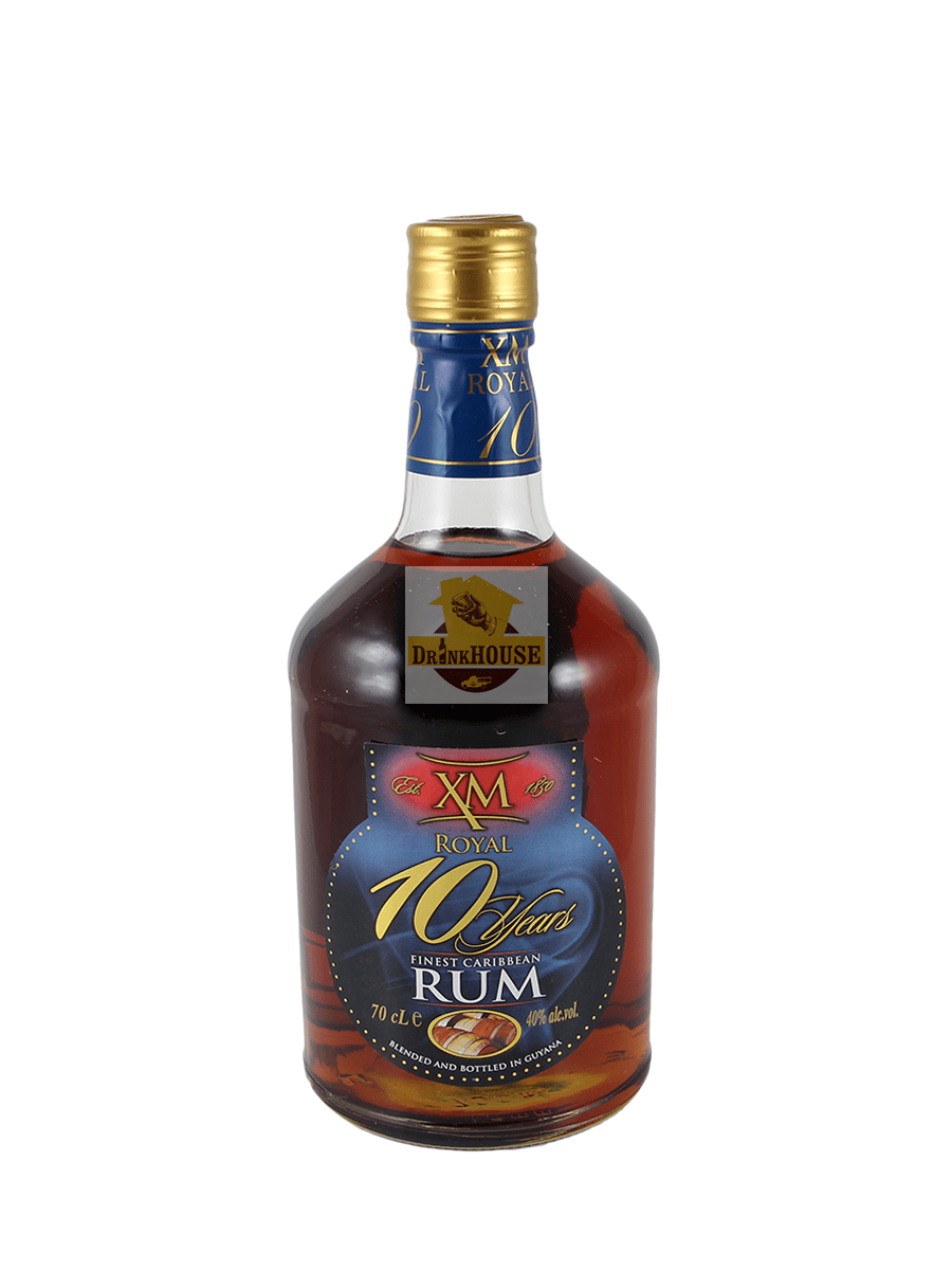 XM ROYAL 10 Y.O. FINEST CARIBBEAN RUM 40° Rum www.xmrumguyana.com