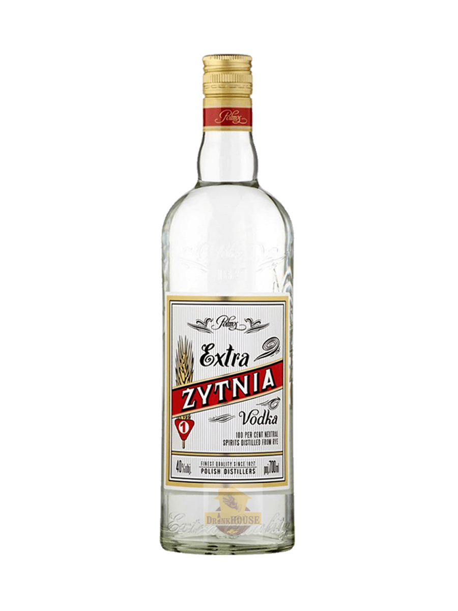 EXTRA ŻYTNIA VODKA 100% RYE 1 LITRO 40° Vodka Polmos